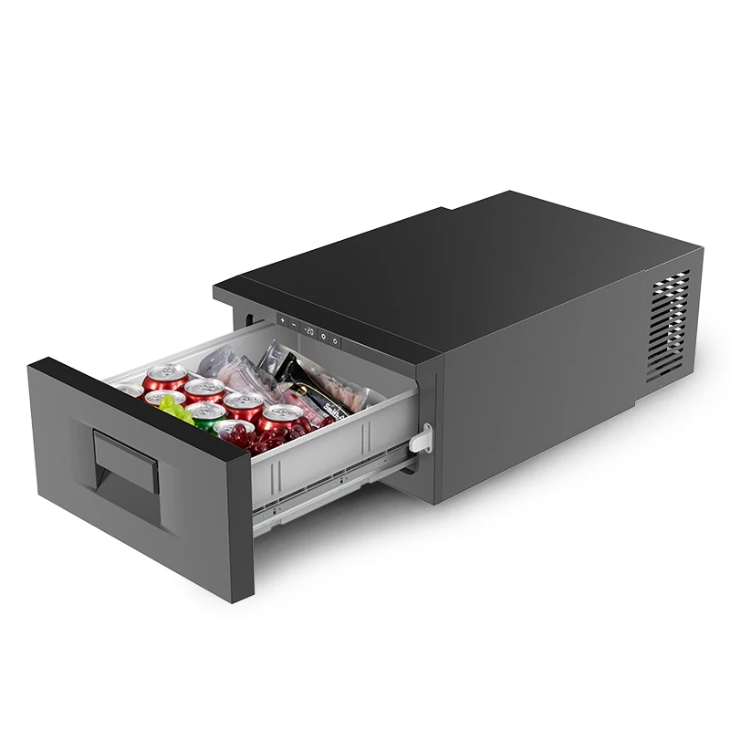 

Small Size DC 12V 24V 30L OEM Mini Car Refrigerator Drawer Fridge