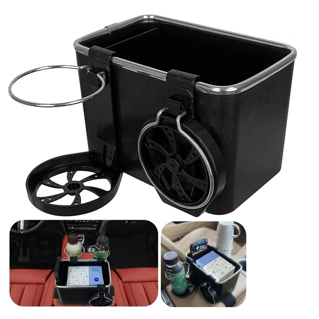 Universal Car Armrest Center Console Box Organizer Cup Holder Storage  Bracket Tissue Storage Box Car Accessories