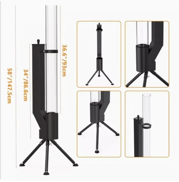 Attractive Light Pellet Torches Outdoor Patio Heater Biomass Wood Pellet Stove for Outdoor Garden 5