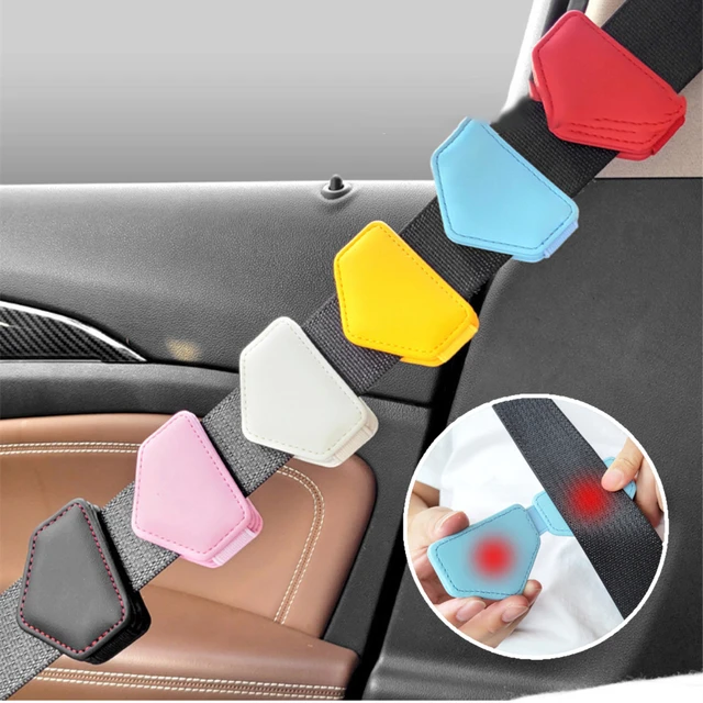 Clips de ceinture de sécurité pour voiture, 2 pièces, Clip de réglage de  Tension pour automobile - AliExpress