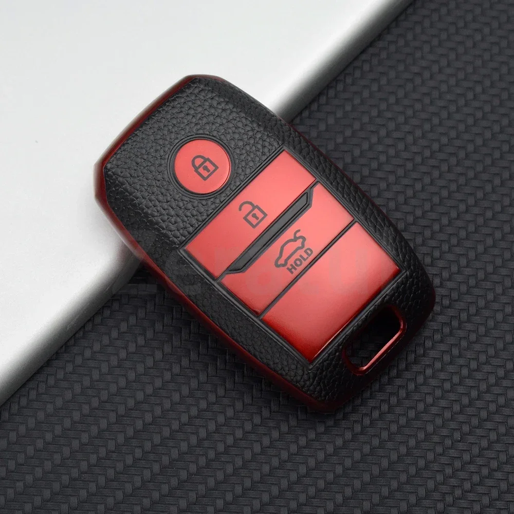 Premium Leather TPU Car Key Cover Case