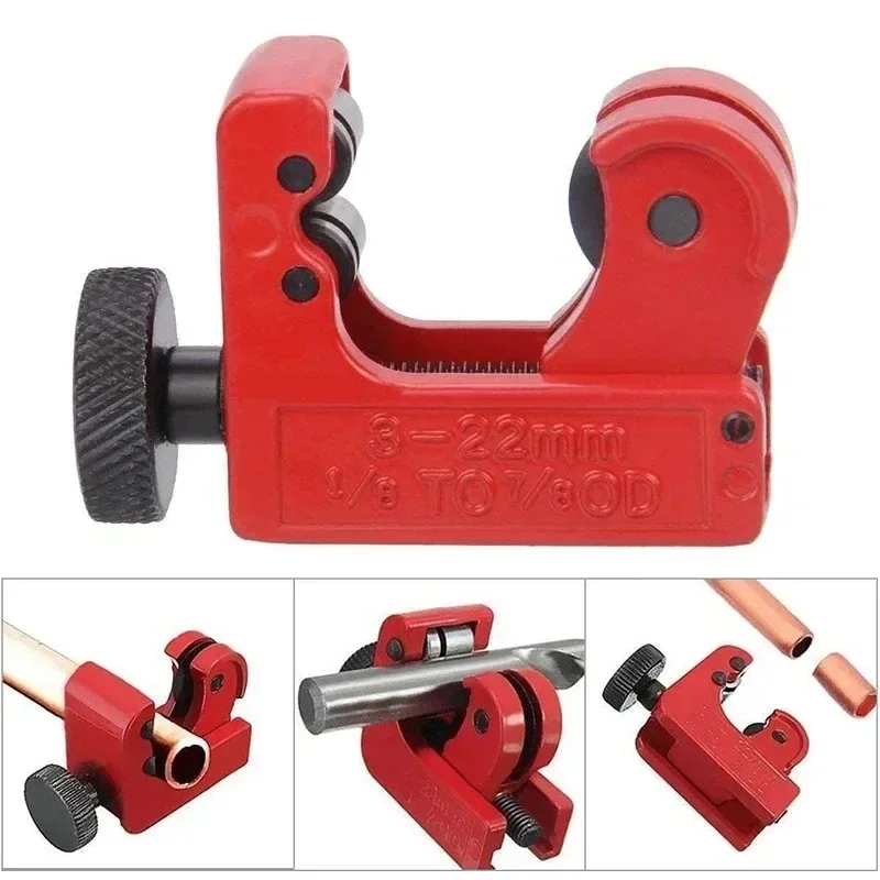 Arrow Pipe Cutter V2-Lightweight Zinc Alloy 3-16/3-22mm for Copper/Steel Pipes Precision Cutting Tool