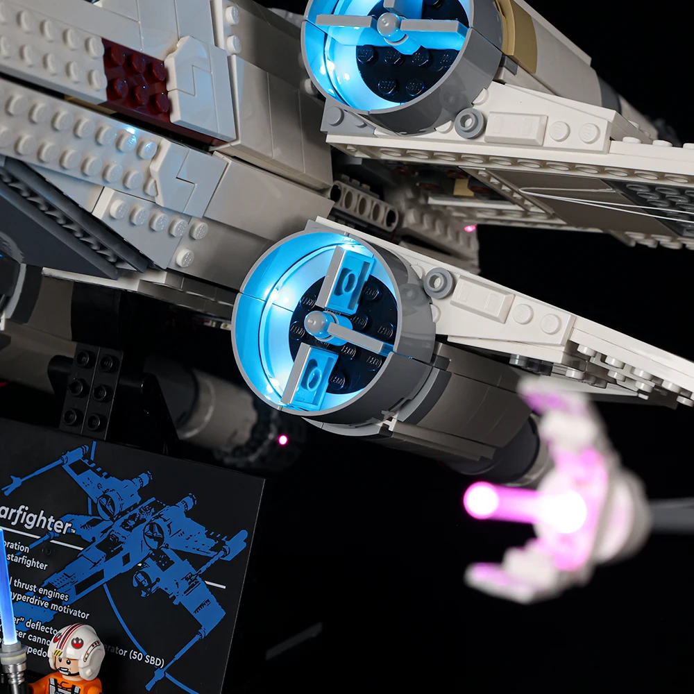 LED-Beleuchtungsset für 75355 X-Wing Starfighter DIY-Modellspielzeug-Set (nicht im Lieferumfang enthalten) – Detail 3