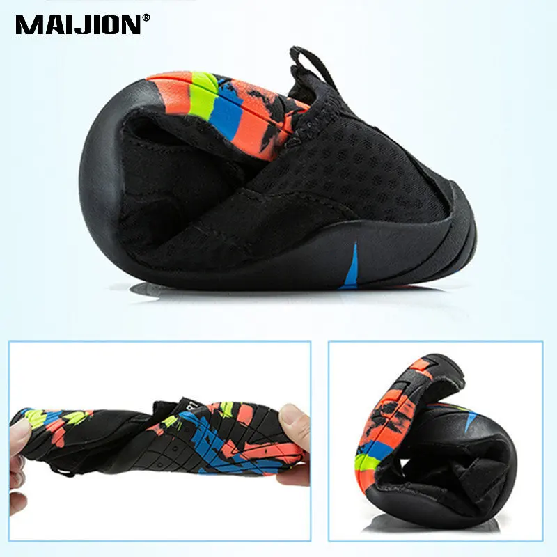 Aqua Shoe Comfortable Elastic Men Women Seaside Surfing Beach Barefoot Quick Dry Beathable Non Slip Water Shoe Swimming Trekking