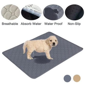 재사용 가능한 개 소변 매트, 흡수성 세척 가능 개 오줌 패드, 자동차 좌석 바닥 소파, 방수 강아지 훈련 기저귀 매트, 애완 동물 용품