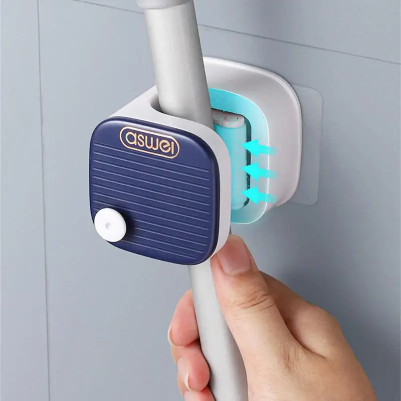 

Стеллаж для швабры, зеленая подставка на унитаз с сильной нагрузкой, крючок из вискозы, синий