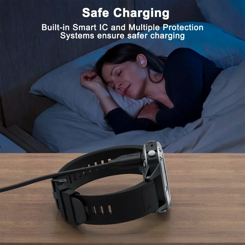 شاحن من النوع C لـ Garmin Fenix 7 6 5X Plus/Venu 2...