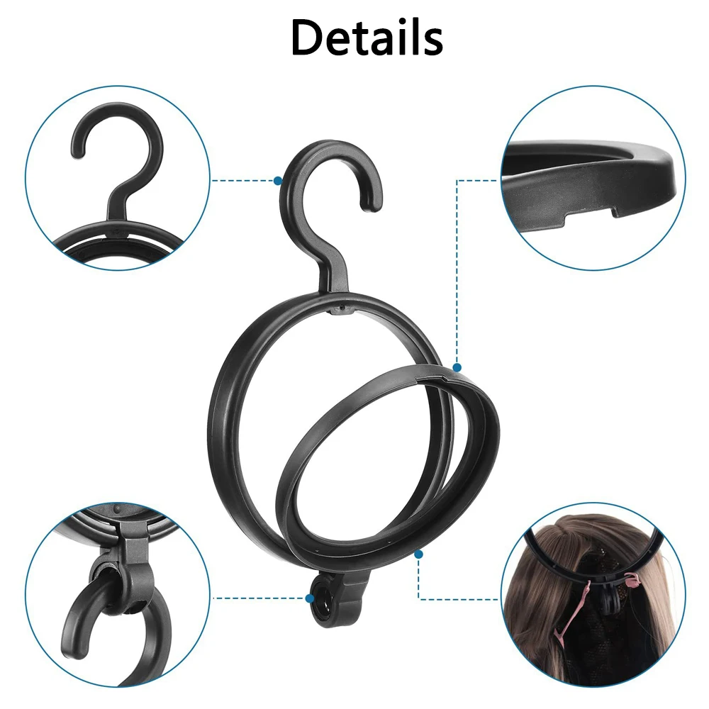 1/3 pcs Wig Hanger Portable Hanging Wig Stand For Wigs and Hats Collapsible Dryer Durable Hanging stand wig stand wig stand holder wig storage stand wig hangers