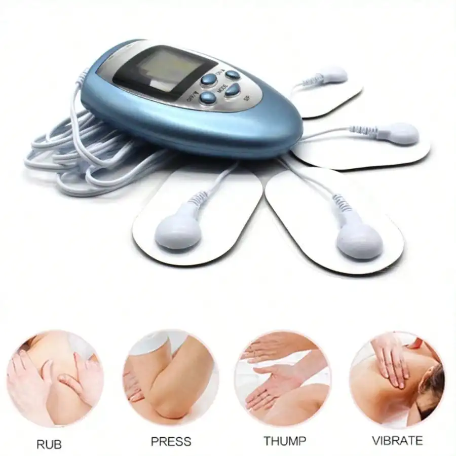 Electric Pulse Massager TENS EMS Electrical Nerve Muscle Stimulator Electrostimulator Low Frequency Massage Device 2
