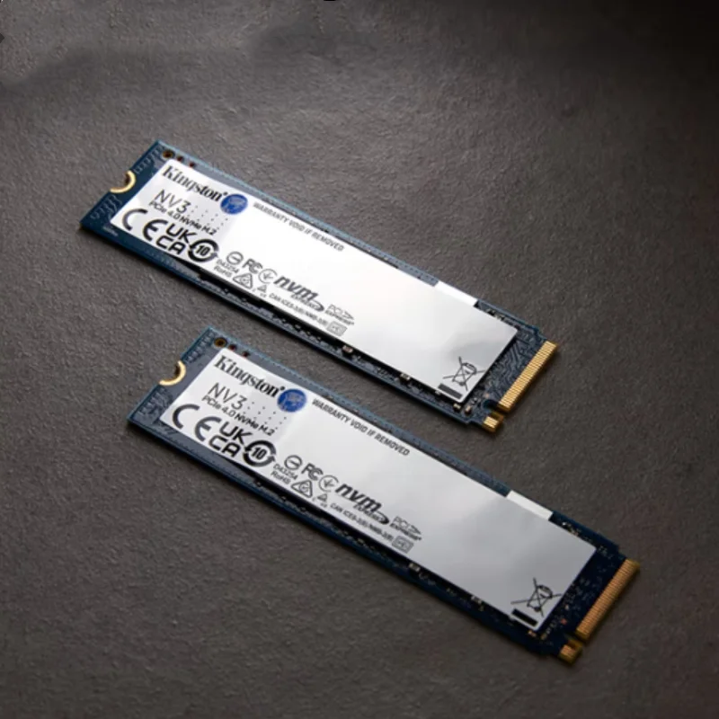 2個Kingston NV3 PCIe 4.0 NVMe M.2 SSD 1TB Kingston NV3 2280 1TB SSD PCIe 4.0 NVMe M.2 - (6,000 MB/s