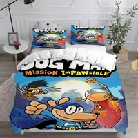 Dog Man (2025) Bedding Sets Quilt Bed Cover Comforter Duvet Cover Pillow Case 2-3 Pieces Sets Teenagers Children's Gifts 2