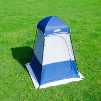 Shower Tent 150D Oxford Silver Coated Simple Toilet Tents Privacy Waterproof Fishing Tent Camping Supplies 160x160x240cm 3
