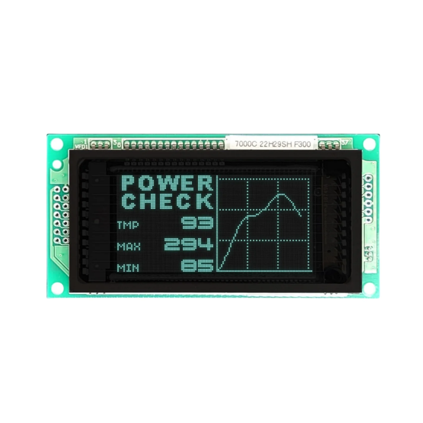 New Original GU128X64D-K610A8 Noritake Vacuum Fluorescent Displays-VFD Dot Matrix 128 x 64 28.65mm x 57.45mm I2C/Parallel/SPI