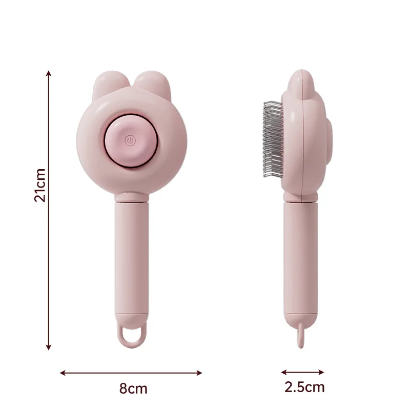 Pet Cat Comb Self Cleaning Cat Hair Remover Brush For Dogs Cats Massage Brush Grooming Tool Pet Supplies Cat Accessories - Image 6