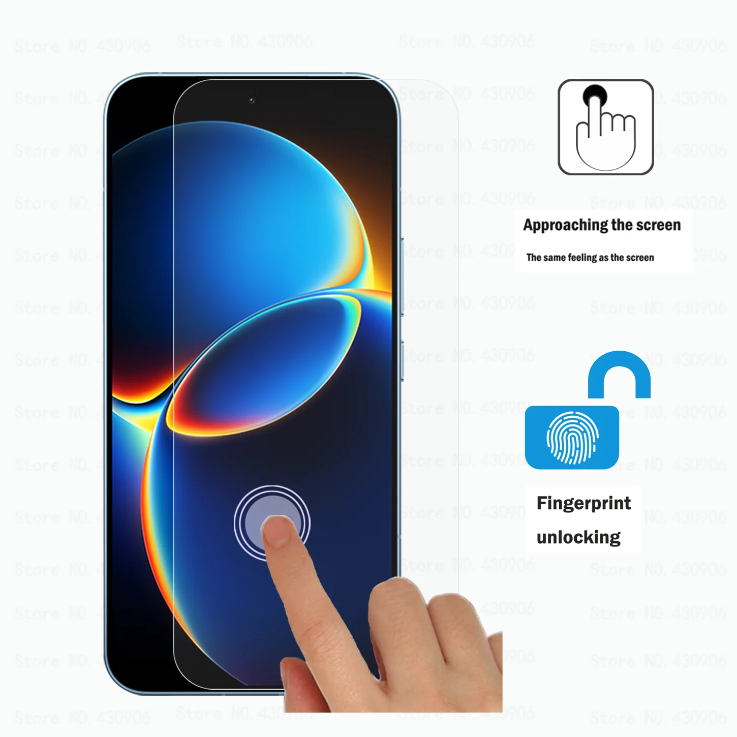 Premium Transparent Tempered Glass Screen Protector Film - High Quality 2.5D 9H Hardness