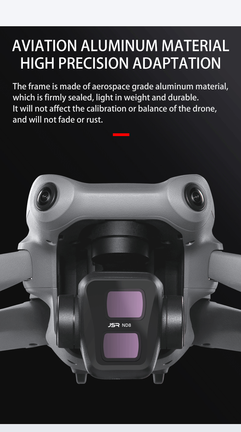 Description Picture 4 of itemFilter Sets for DJI AIR 3 Drone Specific Camera Lens Aluminium Alloy MCUV CPL ND8/16/32/64/256/1000 NDPL Night Star Accessories