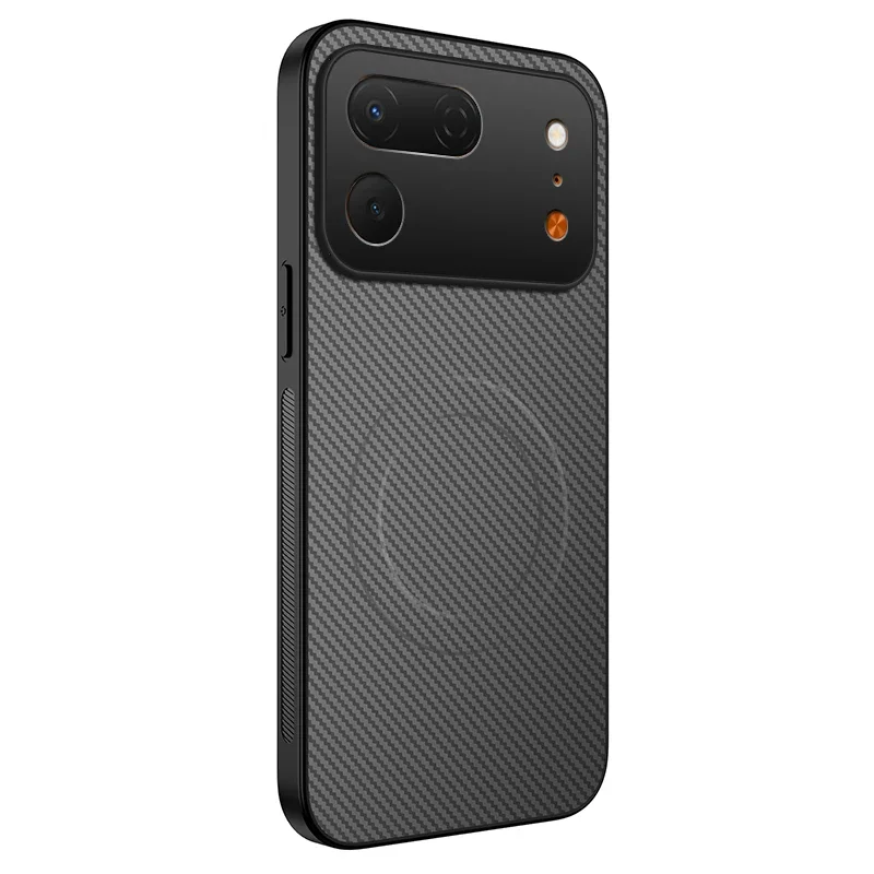 Magnetic Luxury Carbon Fiber Texture Matte Shockproof Case Cover