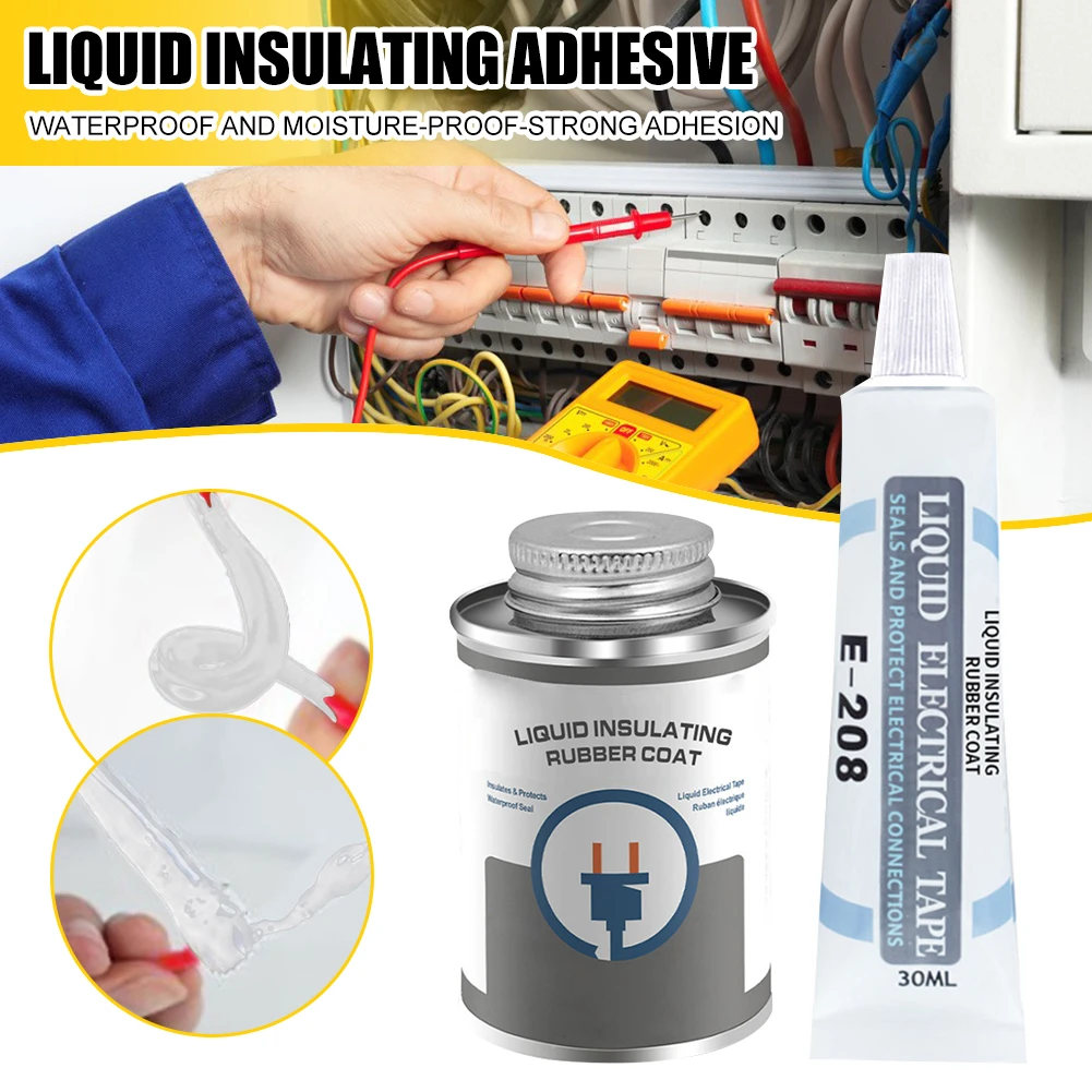 bar magnet 25/125ml Waterproof Liquid Insulation Electrical Glue Tape High-Temperature Resistant Sealant Airtight UV Resistant Coating Moto Magnet