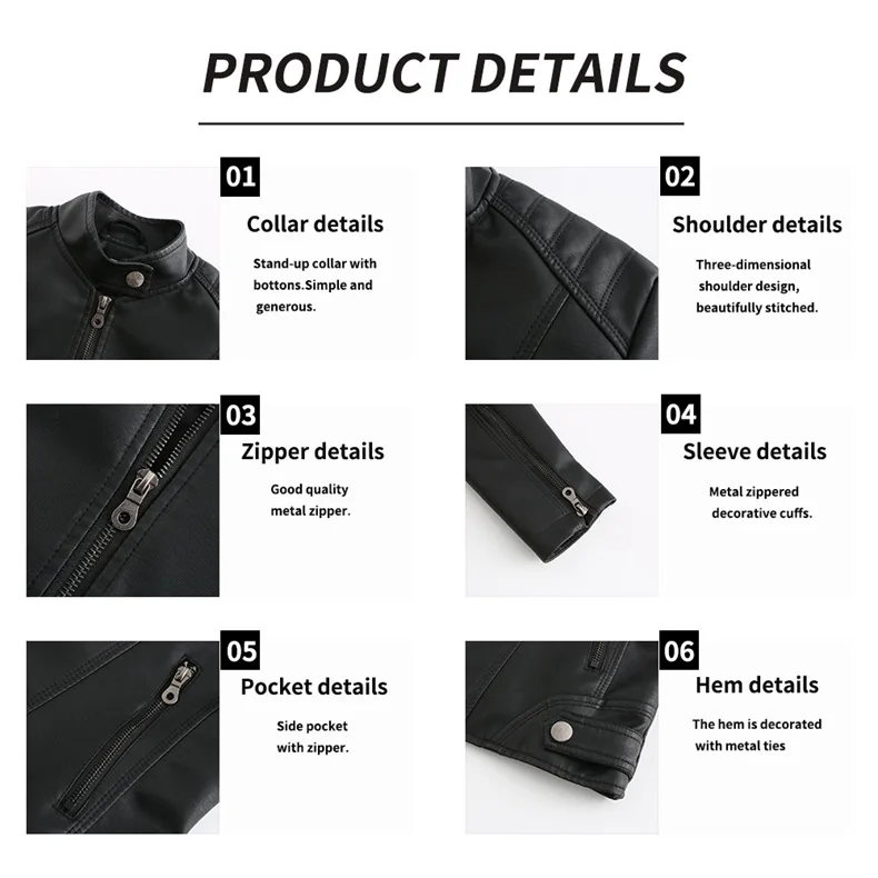 designer puffer coat 2022 Spring And Autumn Thin Leather Women's Slim Jacket Jacket Ladies Motorcycle Wear Large Size Stand-up Collar Leather Jacket ladies parka coats