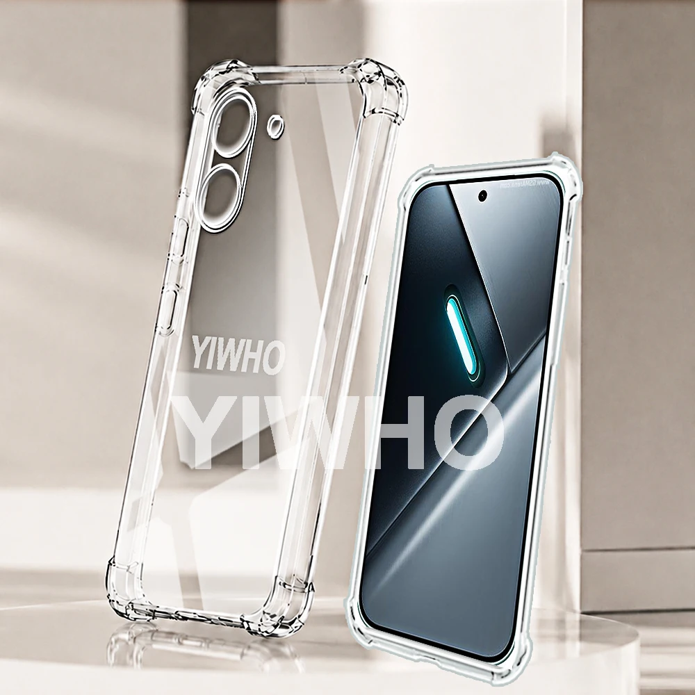 Transparent Shockproof Soft TPU Luxury Full Cover Case - Pack of 1/2/3/10