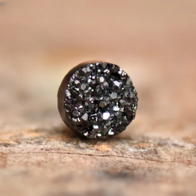 Stainless Steel Stud Earrings for Men Women Unisex Magnet Earrings Without Piercing Lymphvity Germanium Ear Clips