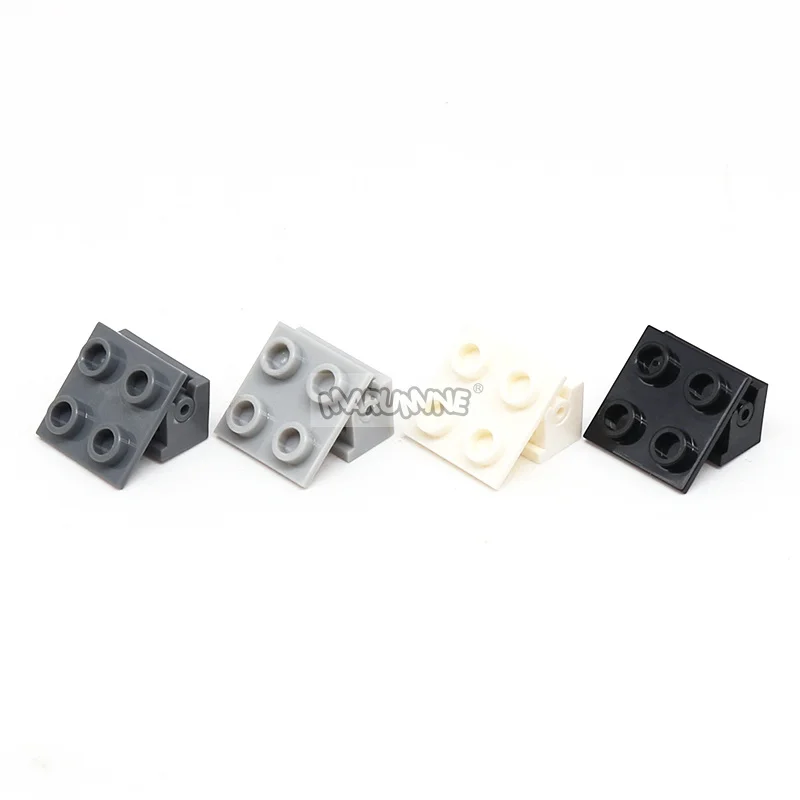 Marumine 60PCS 힌지 보드 MOC 블록 회전 기본 벽돌 플레이트 호환 2429 2430 44301 44302 60478 63868 48336 60470 6134