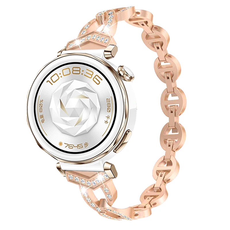 Elegant Diamond Metal Strap Bracelet