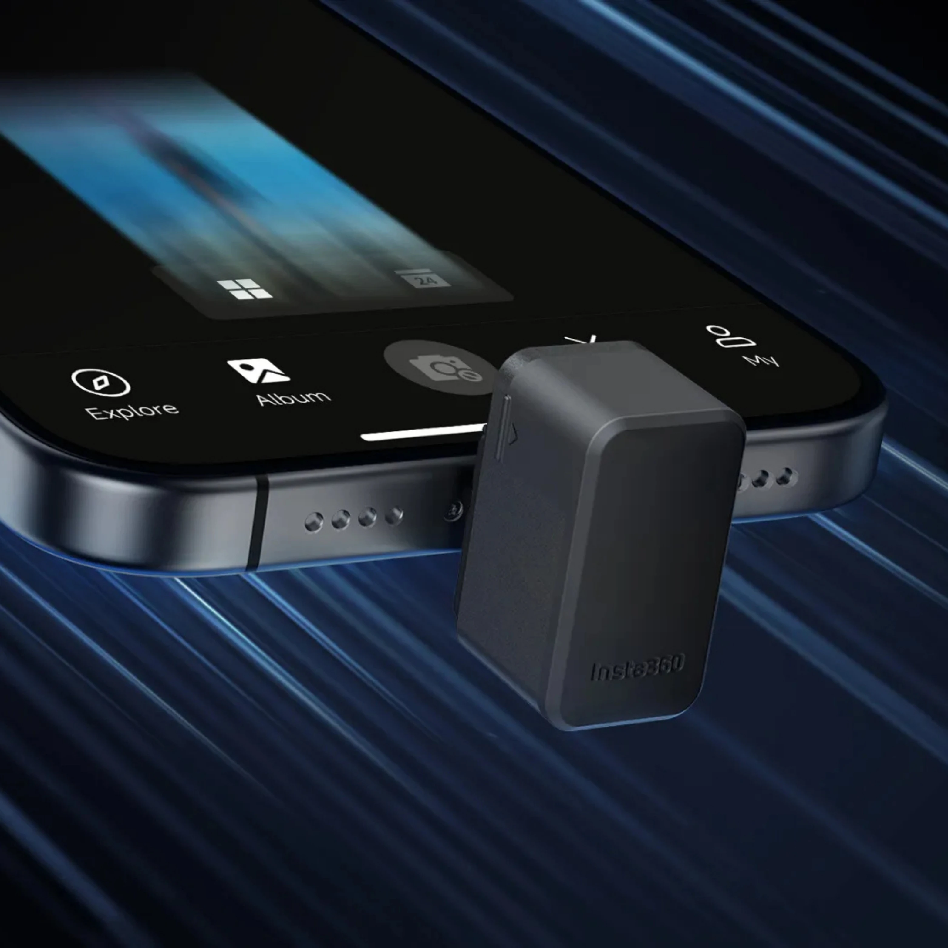 Insta360 X5/X4Air용 오리지널 퀵 리더, USB-3.0 대용량 파일 전송 장치, 더 빠른 데이터 전송 기능 탑재