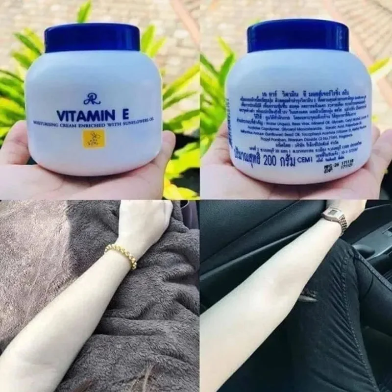 200ml Vitamin E Body Moisturizing Reduce Dryness Cracking Wrinkles Dullness Dark Spots Bright White Smooth And Soft Skin