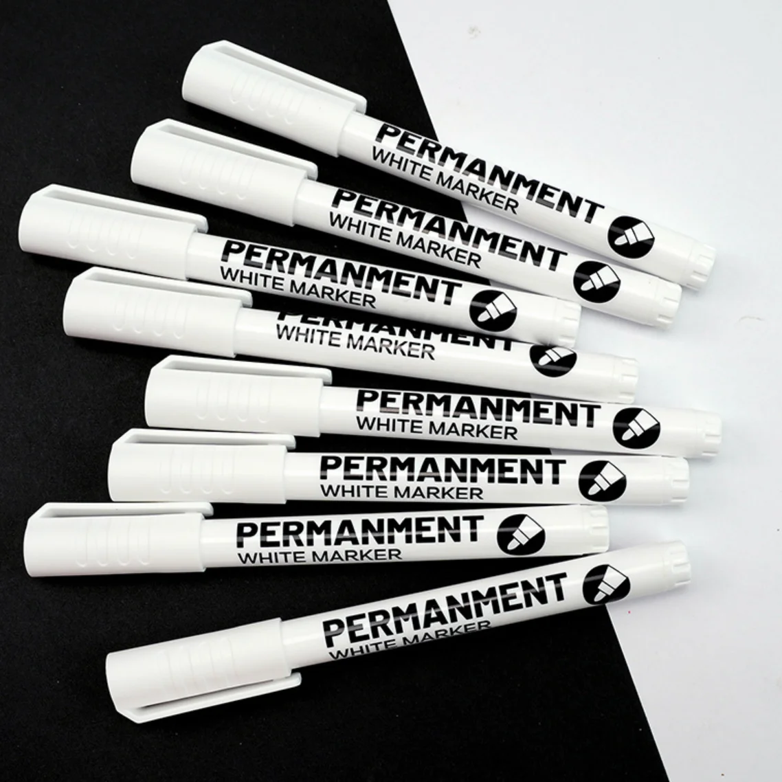 Acrylic Paint White Marker White Paint Pen for Rock Painting Stone Ceramic Glass Wood Tire Fabric Metal Canvas 3/6 Pcs