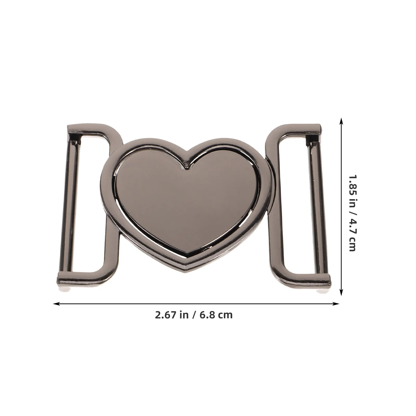 우아한 하트 모양 버클, 코트, 가디건, 스웨터, 랩, 금속 토글 클래스프, 드레스 허리띠 장