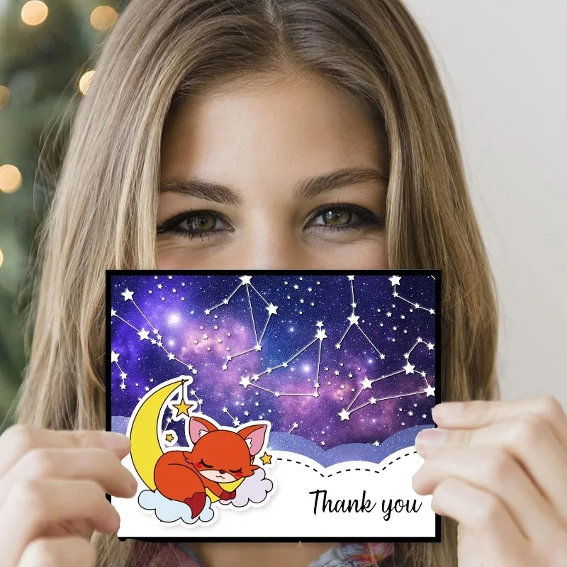 Timbri Trasparenti Fasi Lunari E Natura - Per Scrapbooking E Carte - Foto 9