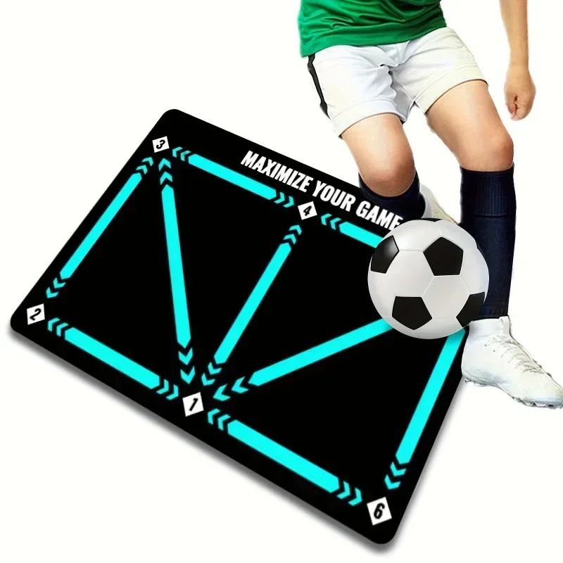 Football Training Mat Soccer Carpet Child Training Pack Indoor Foldable Kids Adults Dribble Non Slip Kids Adults Rug Soccer football training mat