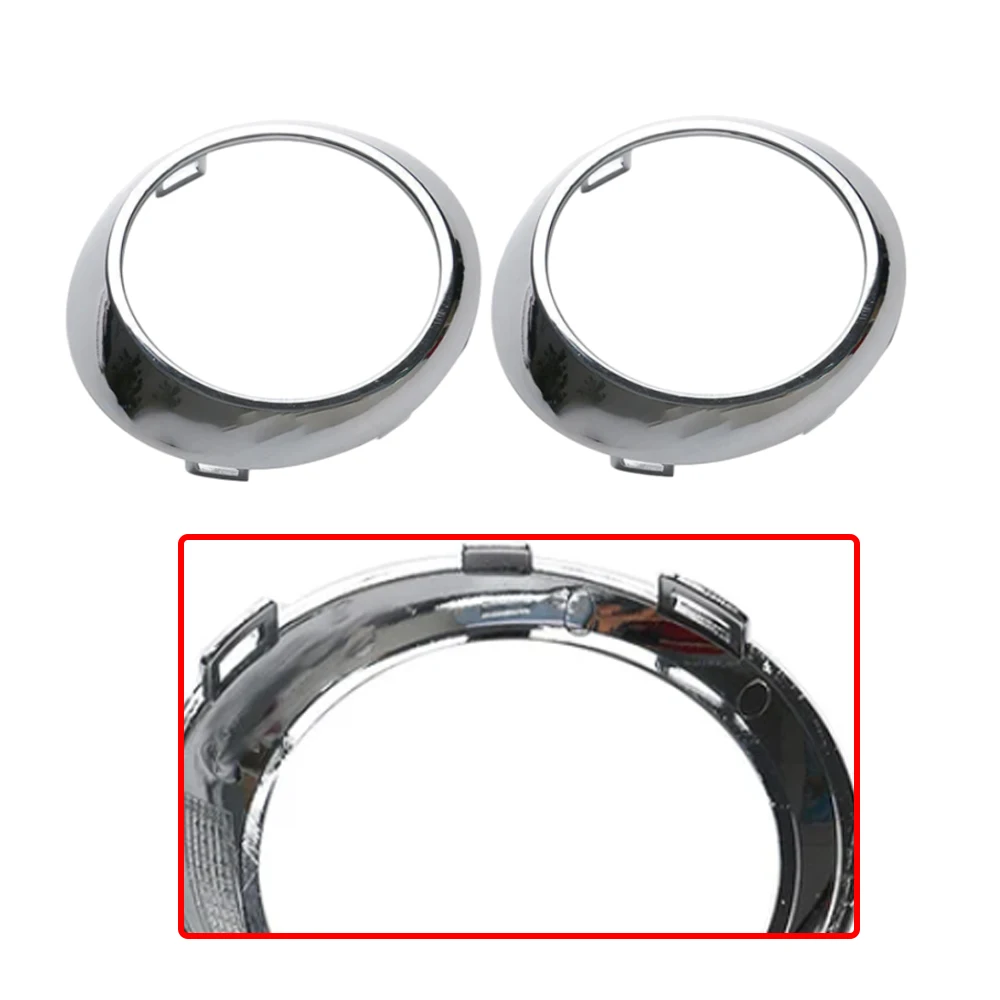 메르세데스 벤츠 W251 R320 R-CLASS 2006 2007 2008 2009 2010 왼쪽 및 오른쪽 크롬 안개 램프 베젤 트림 링 2518850374 2518850474