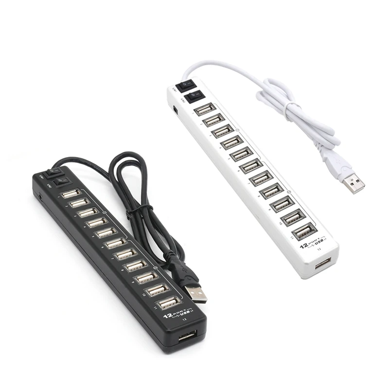 

USB-разветвитель для ноутбука, 12 портов