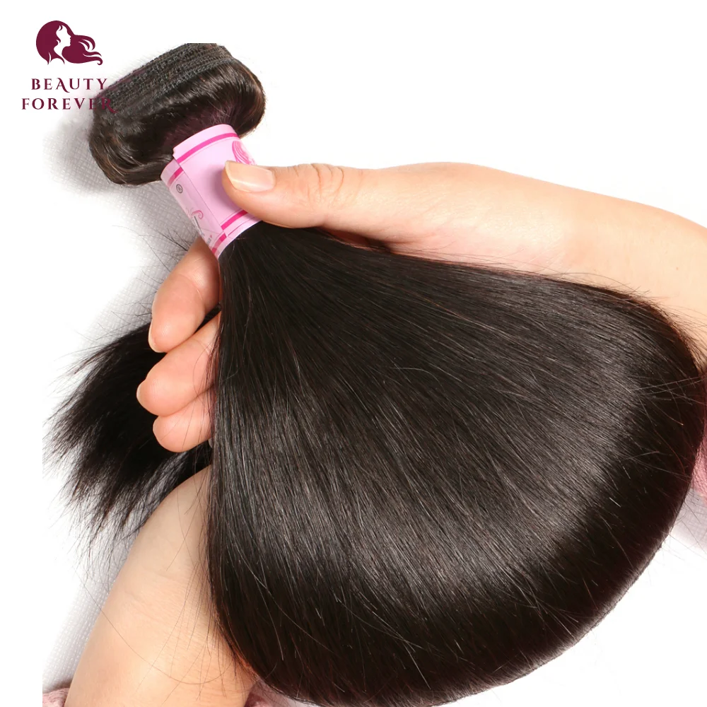 12A Grade Bone Straight 100% Human Hair Bundles 4PCS/LOT Double Drawn 8-30 inches Raw Hair Weave Extensions Beauty Forever