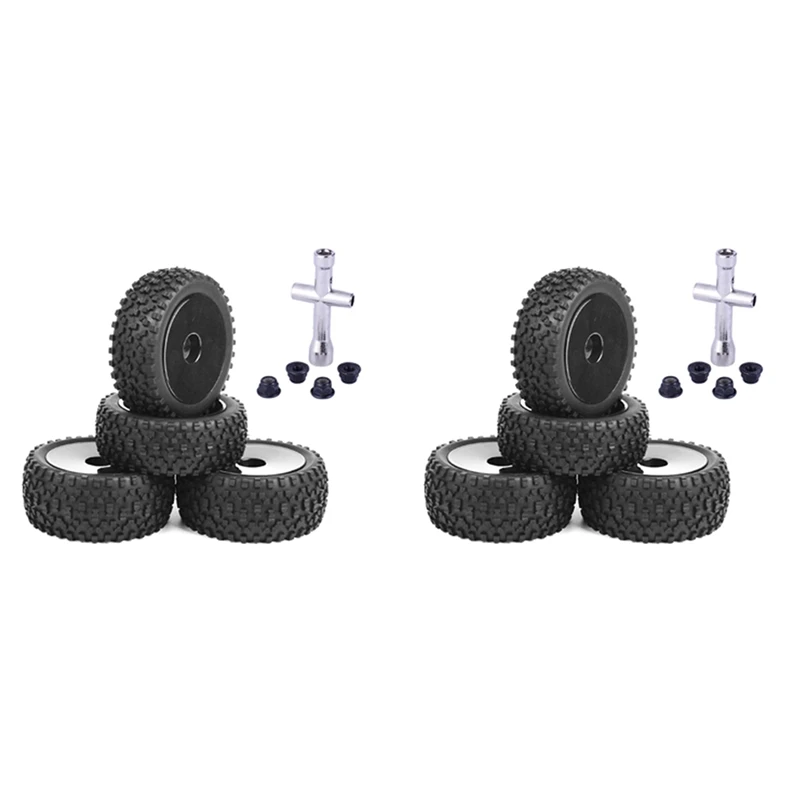

Колесные шины 8 шт. 85 мм для Wltoys 144001 124019 104001, детали для обновления радиоуправляемого автомобиля, масштаб 1/10 1/12 1/14, внедорожный багги, 2