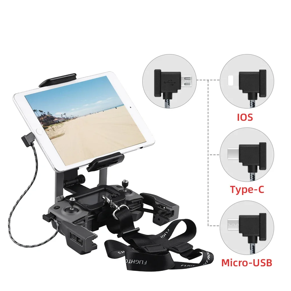 

Bracket Spark for DJI Mavic MINI Mini SE 2 Pro Zoom AIR Phone Tablet Holder Monitor Front View Mount Stand Stent Accessories