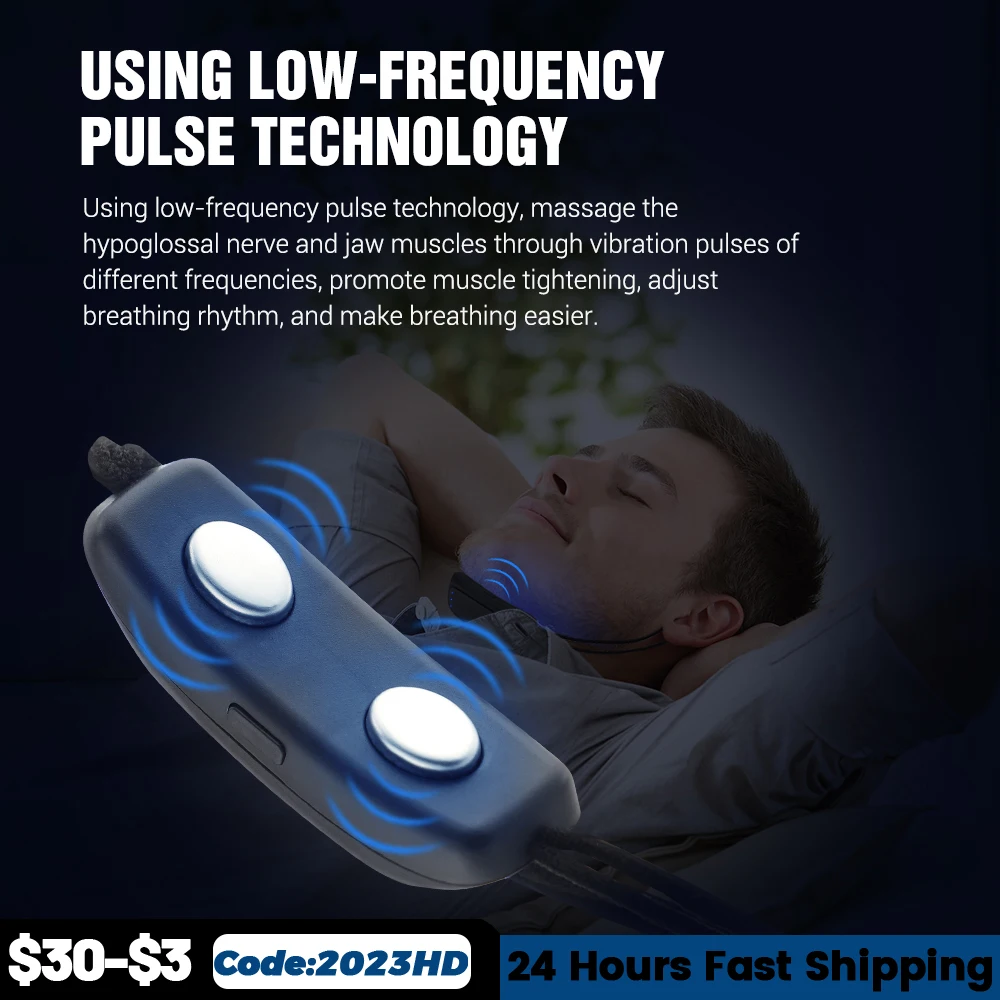Electric Anti Snore Device Nose Clip Anti Snoring Snoring Silent Sleep Aid Guard Night Better