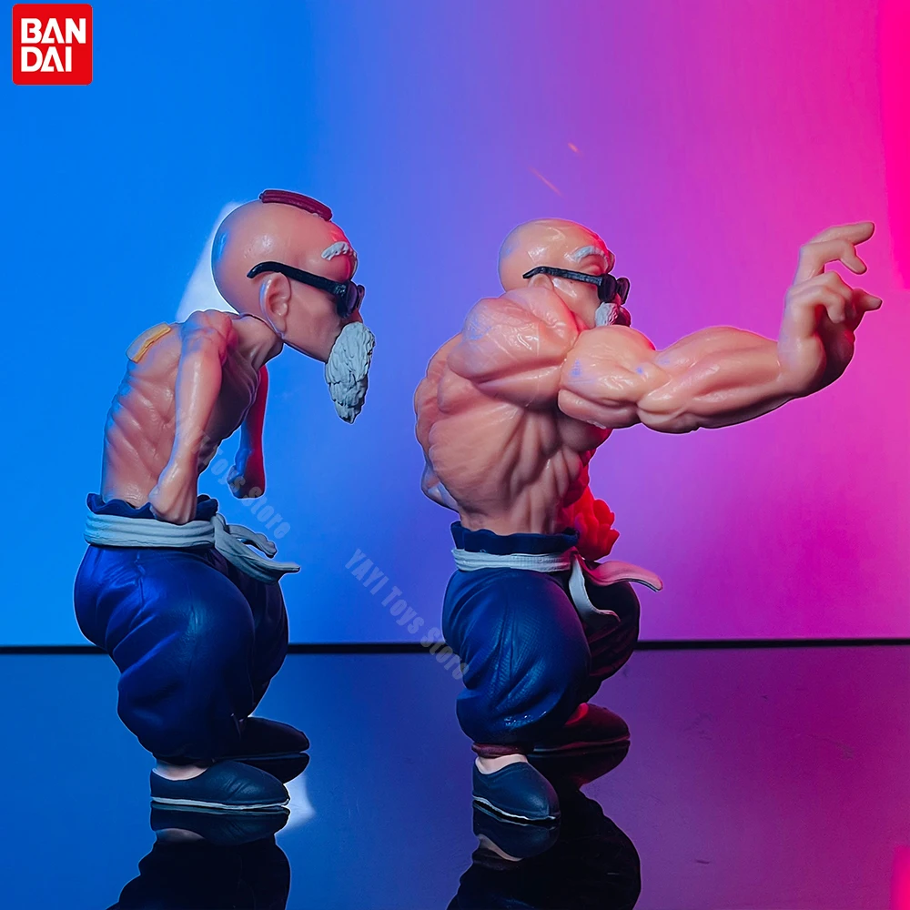 New Anime Dragon Ball Figure Master Roshi Action Figure Muscle Strengthening Form Toys Gifts PVC Model Collectible O