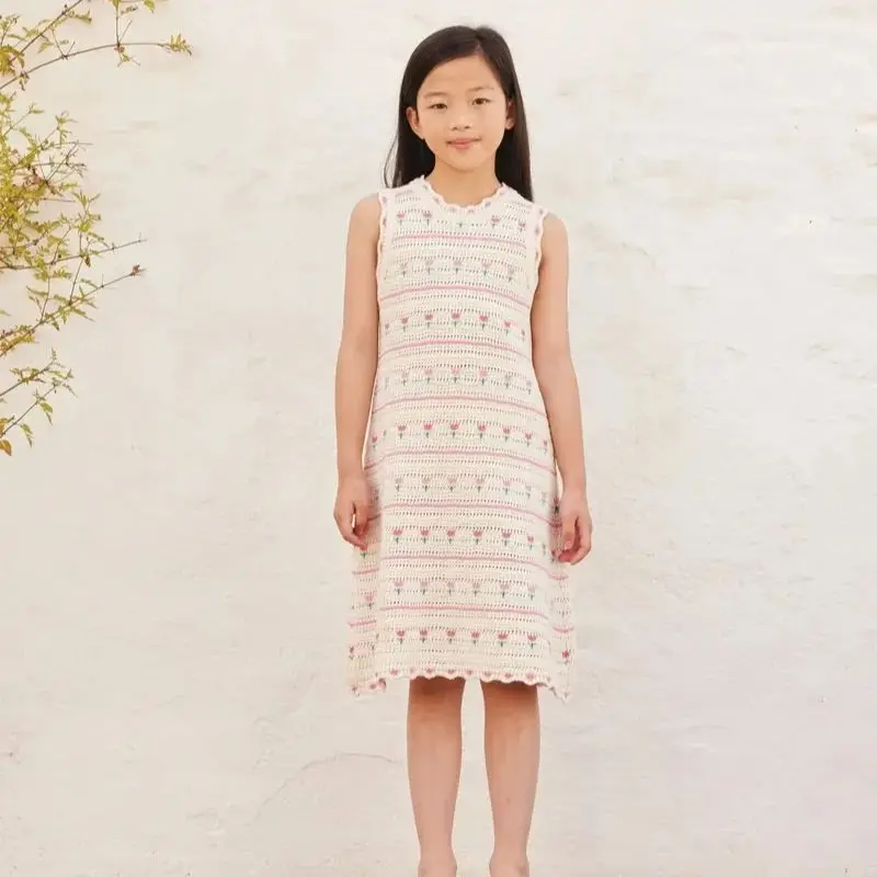 European Girls Dress 2025 Summer Cute Kids Tee Shirts and Shorts Suit Printed Blouse Fashion Children Pricness Dresses 4
