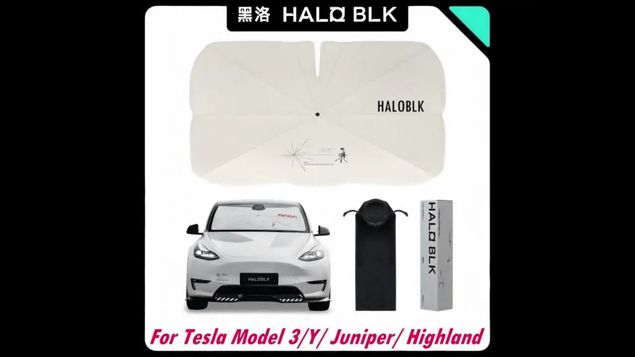 HALOBLK Sunshade for Tesla Model Y & 3