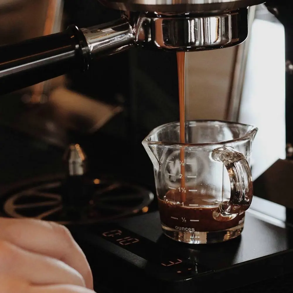 Measuring cup 70ml ESPRESSO Heat Resistant Glass Measuring Cup Kitchen Jigger for Espresso Coffee Double Mouthed Ounce Cup