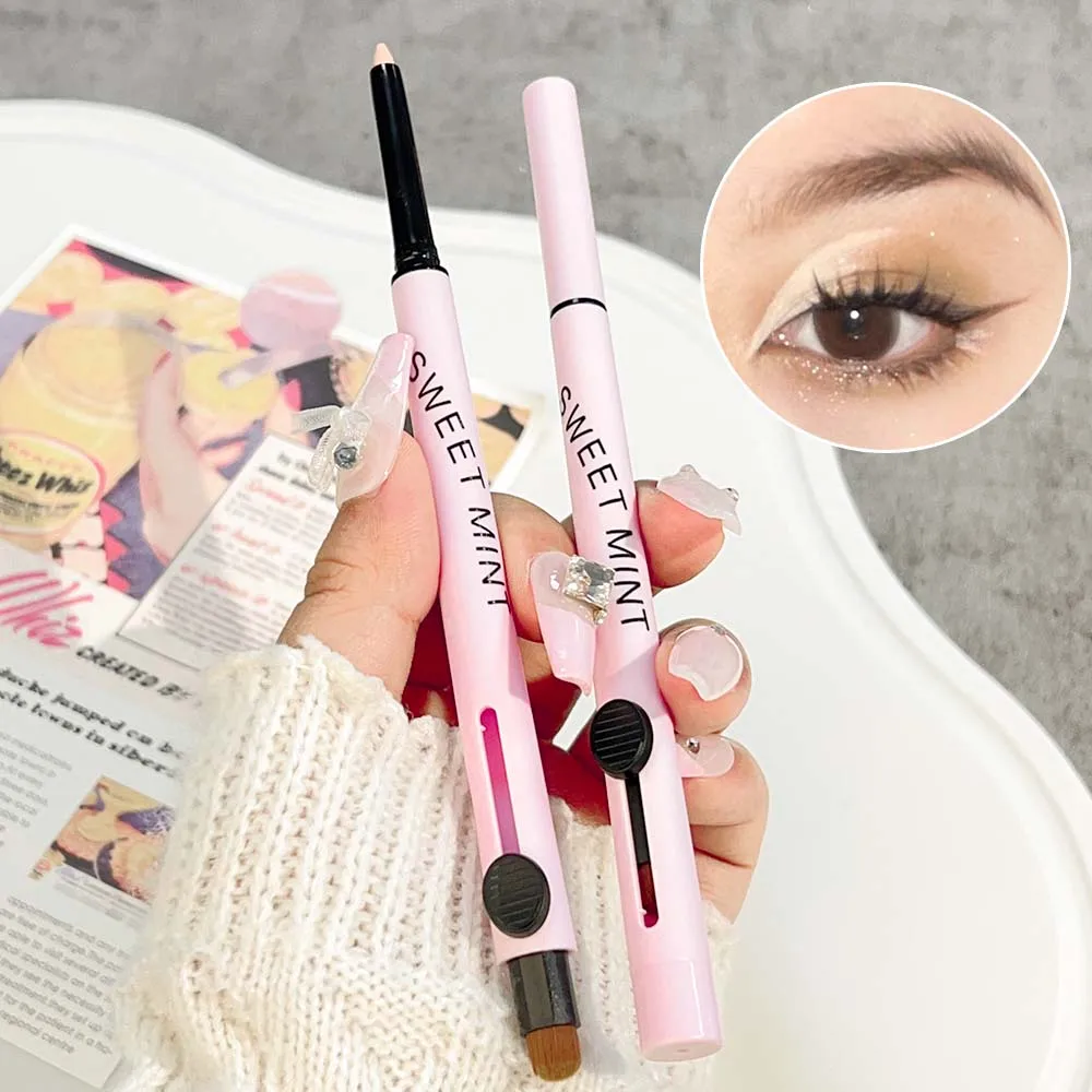 2 in 1 Mosaic Concealer Pen Smooth Invisible Eye Dark Circles Cream Waterproof Natural Coverage Concealer with Brush Foundation 4