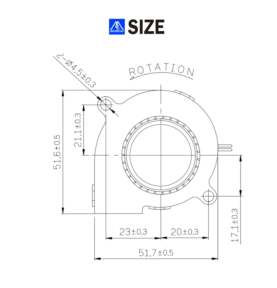 rolamento de manga sem escova, para reprap, i3, dc-ventilador turbo 5015s