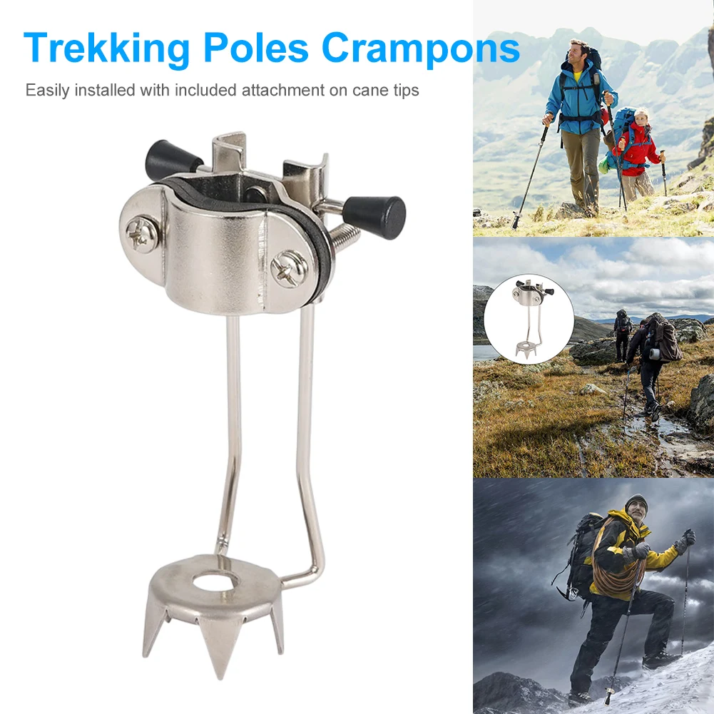 

Outdoor Anti-Skid Climbing Poles Stainless Steel Claws Mountain Climbing Accessories Suitable For Outdoor Hiking And Walking