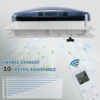 10/3 Speed RV Fan Rain Sensor Remote Control Caravan RV Roof Skylight Motorhomes Vents 12V Camper Vehicle Electric RV Vents Fan 5