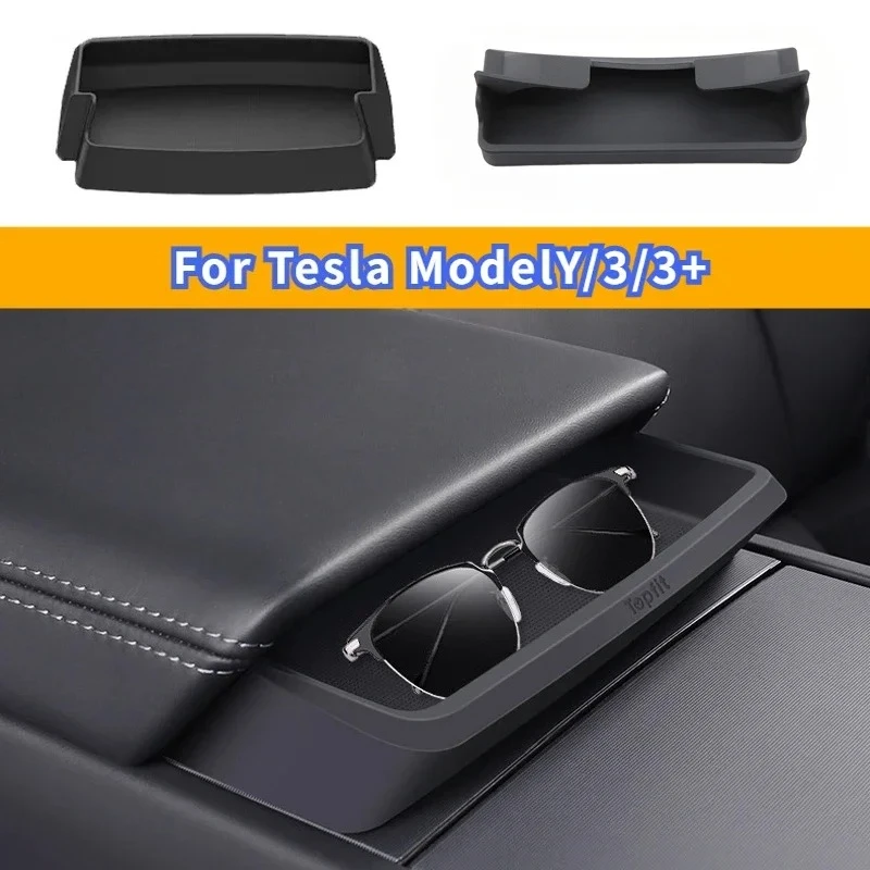 Sleek Sunglasses Storage Case for Central Car Armrest Box
