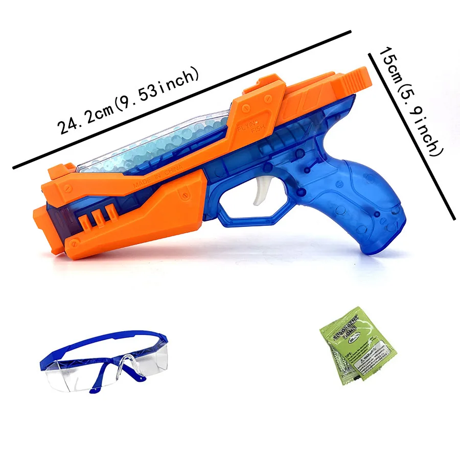 Manual Gel Ball Blaster, Without Charge, Shooting Toy Splat Ball Blaster ,Suitable for Outdoor Team Shooting Games