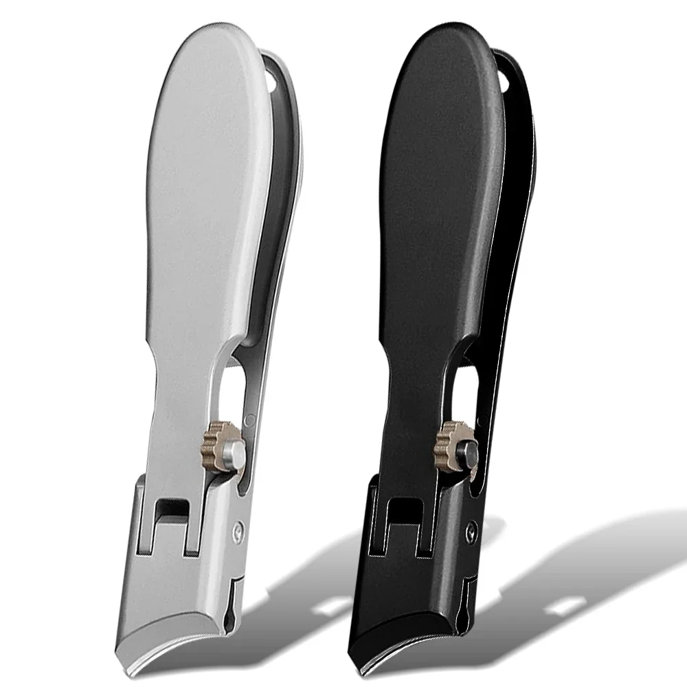 1Pc Stainless Steel Slanted Edge Nail Clipper Splash-Proof Large Opening Nail Clipper Portable Dead Skin Removal Cuticle Trimmer